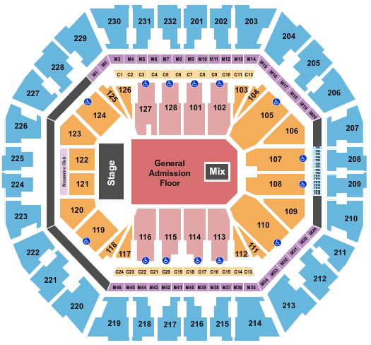 Oakland Arena Olivia Rodrigo Seating Chart
